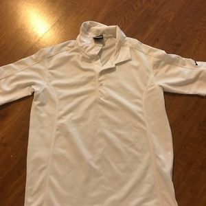 Nike white dri fit polo size medium boys